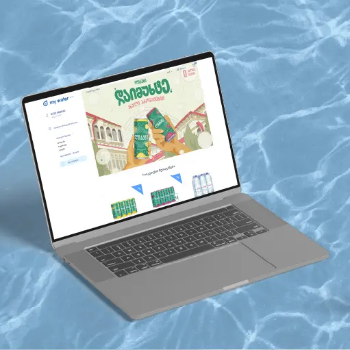 ვებსაიტის დამზადება - My Water Shop