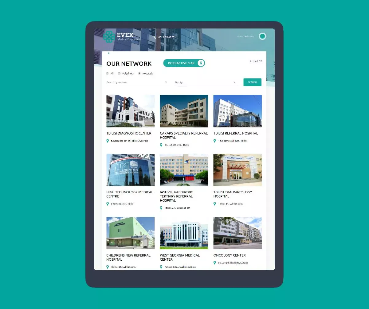 Digital Services - EVEX WEBSITE