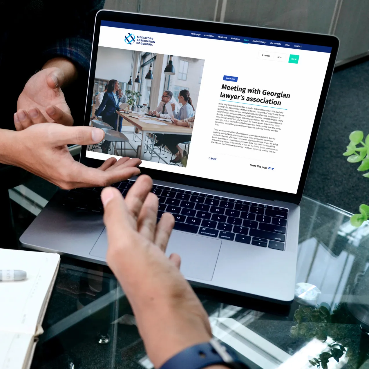 Web-Design - Mediator Association of Georgia